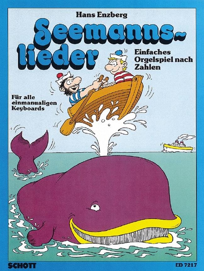 Seemannslieder : Einfaches Orgelspiel nach Zahlen