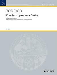 Concierto para una Fiesta : piano reduction with solo part