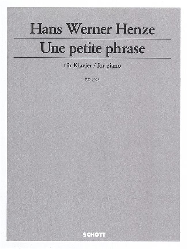 A small phrase : from the film Un amour de Swann