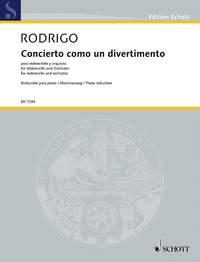 Concierto como un divertimento : piano reduction with solo part