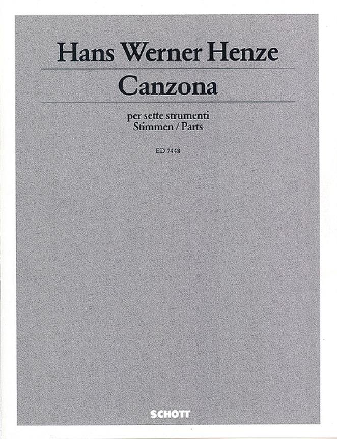 Canzona : for seven instruments