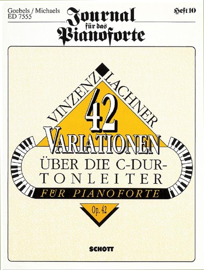 42 Variations of the C Major scale op. 42 : Piano Journal Heft 10