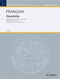 Quintet : for recorder (or flute), 2 violins, violoncello and harpsichord