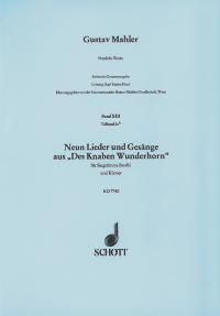 Samtliche Werke Band XIII, 2ah : 9 Lieder und Gesange