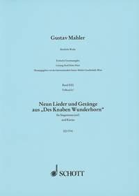 Samtliche Werke Band XIII, 2at : 9 Lieder und Gesange