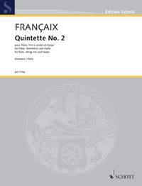 Quintet No. 2 : for flute, string trio and harp
