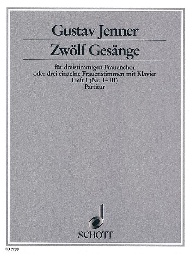Zwölf Gesänge (KP) : Heft 1