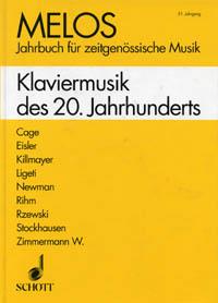 MELOS : Jahrbuch fur zeitgenossische Musik. Klaviermusik des 20. Jahrhunderts