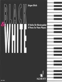 Black & White : Eight Pieces for Piano playing