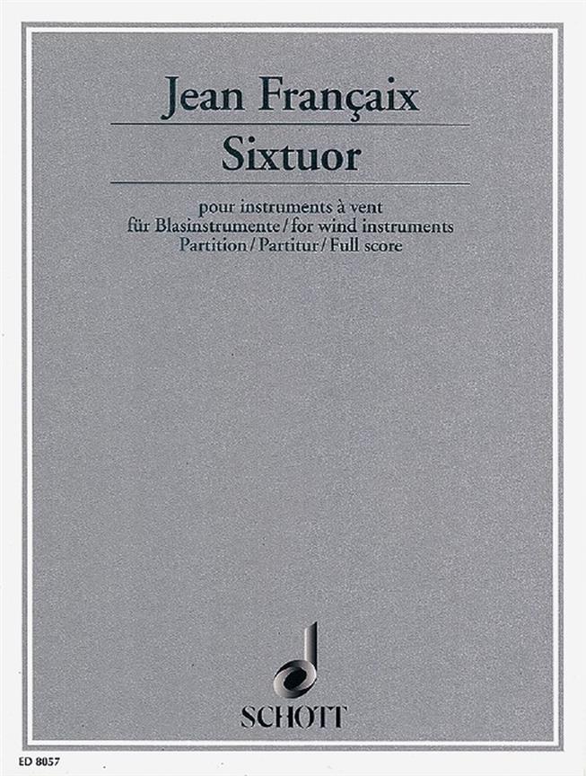 Sixtuor : for wind instruments