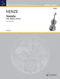 Sonata : for solo violin