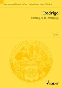 Homenaje a la Tempranica : (Neufassung)