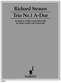Trio No. 1 A major o. Op. AV. 37 : for piano, violin and cello