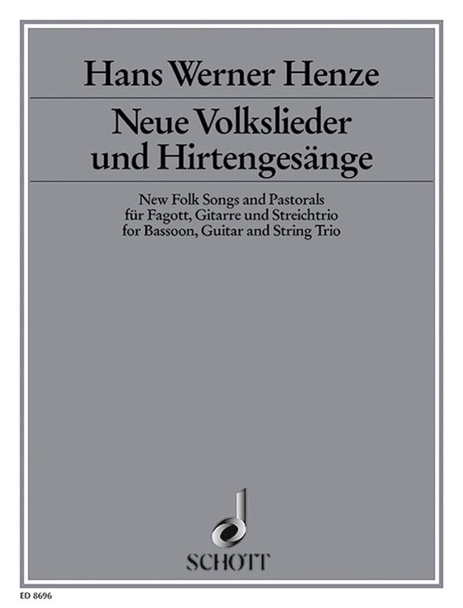 Neue Volkslieder und Hirtengesänge