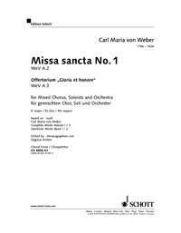 Missa sancta No.1 Eb major WeV A.2 / WeV A.3 : with Offertorium Gloria et honore
