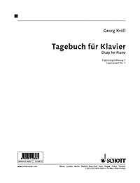 Diary for Piano : Supplement No. 1