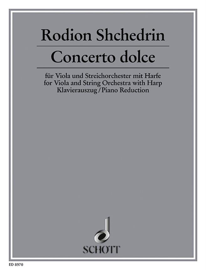Concerto dolce : fur Viola mit Streichorchester und Harfe