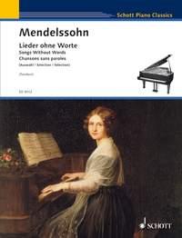 Songs Without Words : Selection for piano lessons