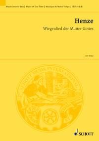 Wiegenlied der Mutter Gottes : Words by Lope de Vega (German by Artur Altschul)