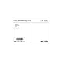 Dona nobis pacem : set of string parts
