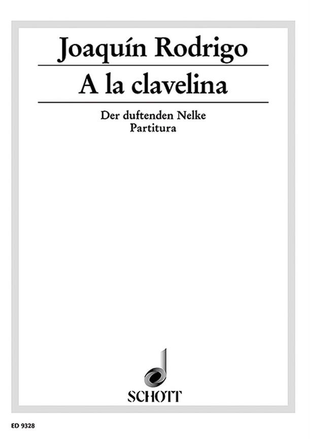 A la clavelina - Der duftenden Nelke : Viallancico - Weihnachtslied