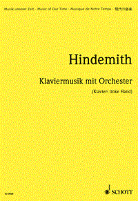 Piano music with Orchestra op. 29 : Piano: Left Hand and Orchestra