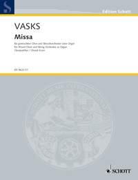 Missa : Version for mixed choir (SATB) and string orchestra or organ