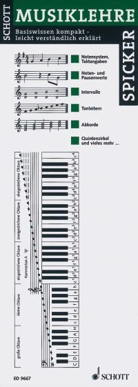 Musiklehre-Spicker : Basiswissen kompakt - leicht verständlich erklärt