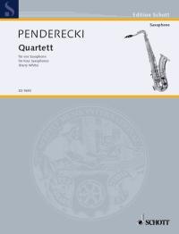 Quartet : fur vier Saxophone (SATBar)