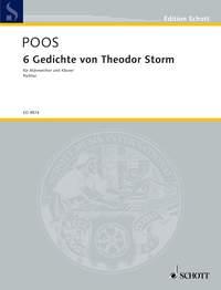 6 Gedichte von Theodor Storm
