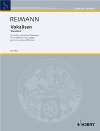 Vocalises : for six different vocal registers