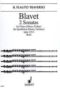2 Sonaten - 2 Sonatas Op. 1/5 + 6 : For 2 flutes (oboes, violins)