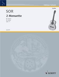 2 Menuets aus op. 11/5 und 6 : A major, D major