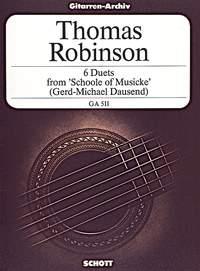 6 Duets : aus Schoole of musicke