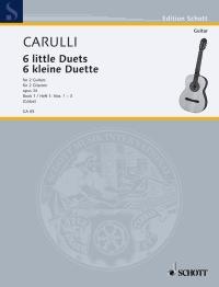 Kleine Duette(6) 1 Opus 34