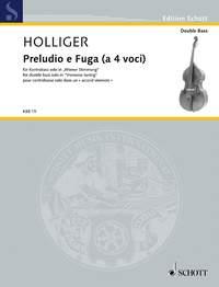 Preludio e Fuga (a 4 voci) : for double bass solo in Viennese tuning