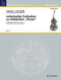 unbelaubte Gedanken zu Hölderlins Tinian : Version for solo double bass with 4 strings