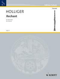 Rechant : for clarinet solo