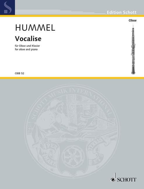 Vocalise : für Oboe und Klavier