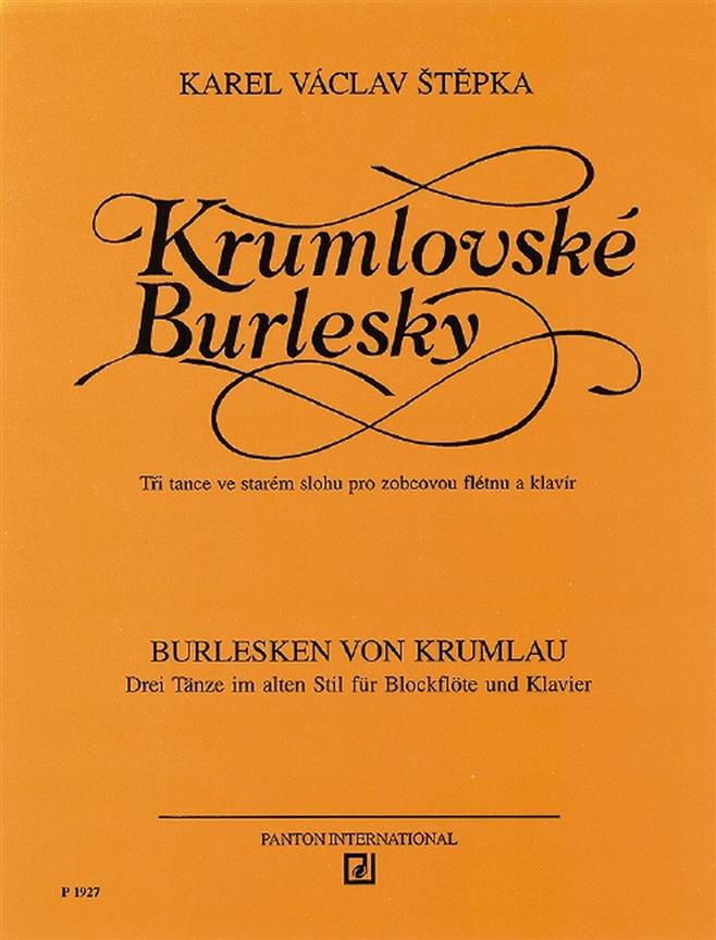 Burlesken von Krumlau : 3 Tanze im alten Stil