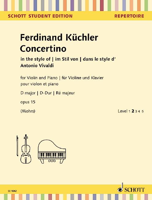 Concertino D-Dur Op. 15 : Im Stil Von Antonio Vivaldi