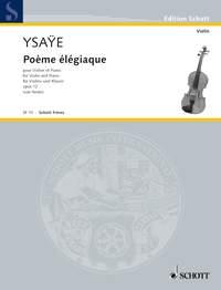 Poème elegiaque op. 12
