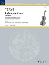 Poème nocturne op. 29 : Poème No. 7