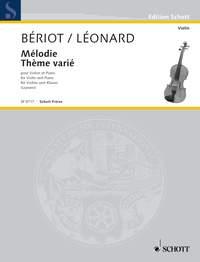 Les Ecoles du Violon Serie 3 : Melodie - Thème varie