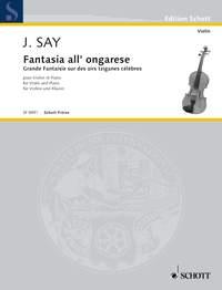 Fantasia all'ongarese : Grande Fantaisie sur des airs tziganes celèbres