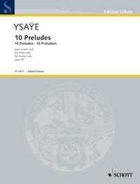 10 Preludes op. 35 : essay sur le mecanisme moderne du Violon