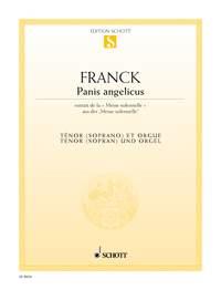 Panis angelicus B major : aus der Messe solennelle