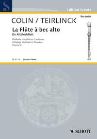 La Flûte à bec alto Vol. 2 : Methode complète