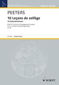 10 Leçons de solfège op. 96 : 10 Notenleerlessen