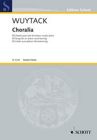 Choralia : 55 Songs for an active vocal training